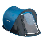 Pop-up tent | Dunlop | 2 personen (255 x 155 x 95 cm, UV beschermd)