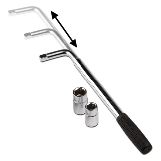Dunlop Wielmoersleutel | Dunlop (Verstelbaar tot 55 cm, Voor moeren van 17/19 en 21/23 mm) 871125241789 K170404699 - 2