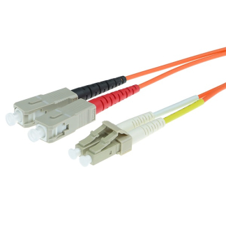 Duplex Jumper Glasvezelkabel OM1 - LC/SC - 0.5 meter (Duplex, 62.5/125μm, UPC) RL8000 K010701281 - 1