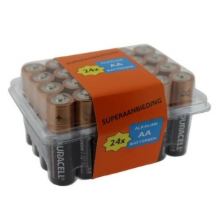 Duracell AA batterij - Duracell - 24 stuks (Alkaline, 1.5 V) 24MN1500 K105005038 - 