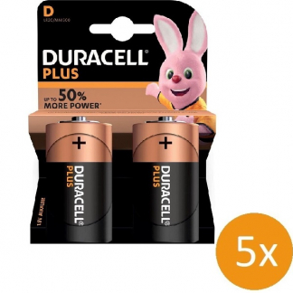 Duracell D LR20 batterij - Duracell - 10 stuks (Alkaline, 1.5 V)  V105005041 - 