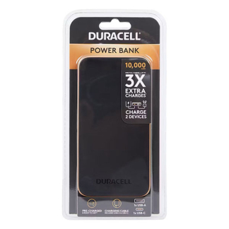 Duracell Powerbank | Duracell | 10.000 mAh (1x USB A, 1x USB C, 18W) DRPB3009A K010221109 - 3