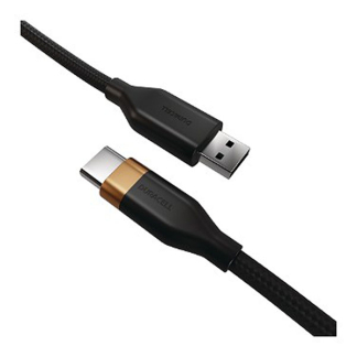Duracell USB A naar USB C kabel | Duracell | 1 meter | USB 2.0 (18W, 480 Mbps) DRU5011A K010214450