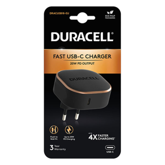 Duracell USB C snellader | Duracell (1x USB C, 18W) DRACUSB18-EU K010221111 - 2