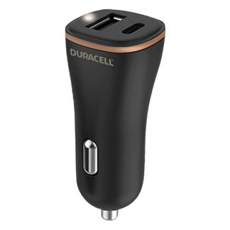 Duracell USB autolader | Duracell (1x USB C, 1x USB A, 27W) DR6026A K010221121 - 1