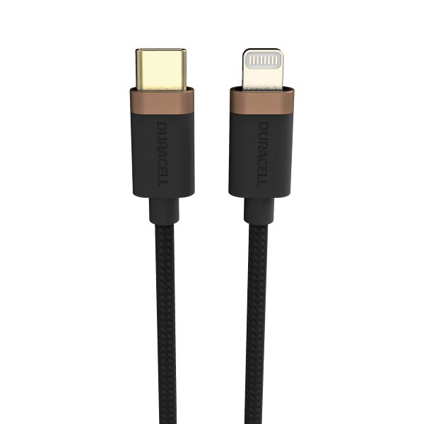 Duracell iPad oplaadkabel | USB C ↔ Lightning | Duracell | 2 meter (USB 2.0, 65W, 480 Mbps, Kevlar) USB9022A I010221063 - 1
