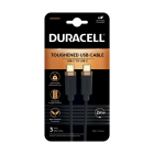 Duracell iPad oplaadkabel | USB C ↔ USB C  | Duracell | 2 meter (USB 3.0, 65W, 5 Gbps, Kevlar) USB7034A I010221061 - 2