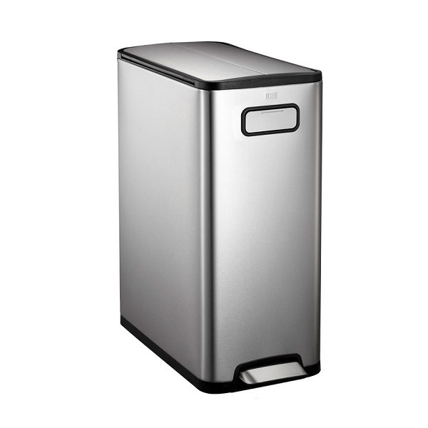 EKO Pedaalemmer - EKO - Ecofly (45 liter, Tweezijdig deksel, Mat RVS) 31712328 K170104579 - 1
