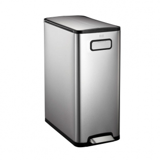 EKO Pedaalemmer - EKO - Ecofly (45 liter, Tweezijdig deksel, Mat RVS) 31712328 K170104579 - 1
