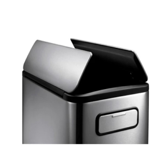 EKO Pedaalemmer - EKO - Ecofly (45 liter, Tweezijdig deksel, Mat RVS) 31712328 K170104579 - 2