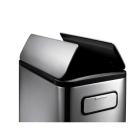 EKO Pedaalemmer - EKO - Ecofly (45 liter, Tweezijdig deksel, Mat RVS) 31712328 K170104579 - 2