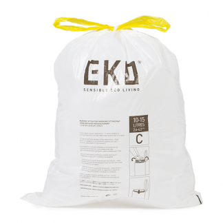 EKO Vuilniszakken - 10 tot 15 liter (20 stuks, Type C, Extra sterk) VB337030 K170104612 - 