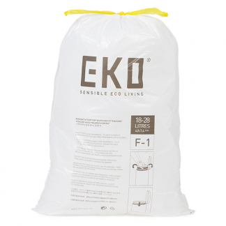 EKO Vuilniszakken - 18 tot 28 liter (20 stuks, Type F1, Extra sterk) VB337064 K170104616 - 