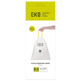 EKO Vuilniszakken - 18 tot 28 liter (20 stuks, Type F1, Extra sterk) VB337064 K170104616 - 2