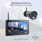 ELRO Beveiligingscamera wifi | ELRO (Full HD, Camera + 7” Scherm, Bewegingsdetectie, Nachtzicht, Binnen/Buiten) CZ40RIPS K170406247 - 2