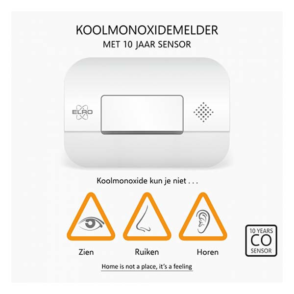 ELRO Brandpreventieset | ELRO (2x Rookmelder, Koolmonoxidemelder en Blusdeken) FF0404 K170501265 - 3