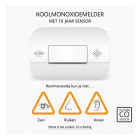 ELRO Brandpreventieset | ELRO (2x Rookmelder, Koolmonoxidemelder en Blusdeken) FF0404 K170501265 - 3