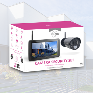 ELRO IP camera | ELRO (Full HD, Camera + 7” Scherm, Bewegingsdetectie, Nachtzicht, Binnen/Buiten) CZ40RIPS B170406247 - 10