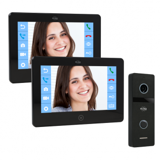 ELRO Intercom met camera | ELRO | 2 woningen (Bedraad, Nachtzicht, Voicemailfunctie, Full HD) PV40-P2M2 K170113621 - 1