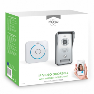 ELRO Intercom met camera | ELRO (Draadloos, App bediening, Nachtzicht, 80 meter) DVC040IP K170113607 - 2