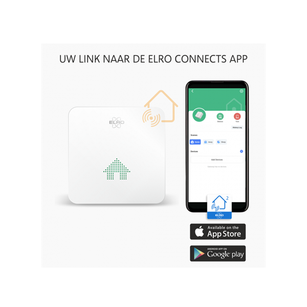ELRO K2 connector | ELRO (Wifi, Alarm, Geschikt voor ELRO connects) SF50GA K170501325 - 3