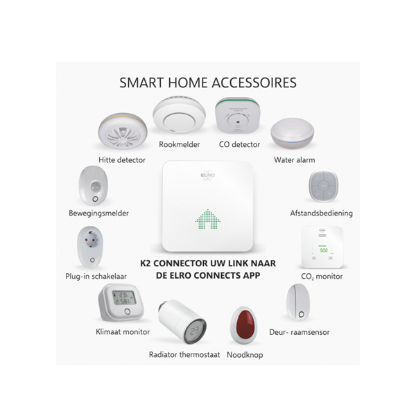 ELRO K2 connector | ELRO (Wifi, Alarm, Geschikt voor ELRO connects) SF50GA K170501325 - 4