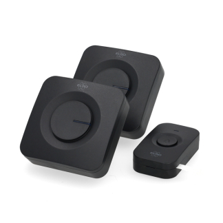 ELRO Plug-in deurbel | ELRO (Draadloos, 300 meter, 110 dB, ledindicator, 2 ontvangers, Zwart) DB3000PL-P1C2B K170113568 - 2