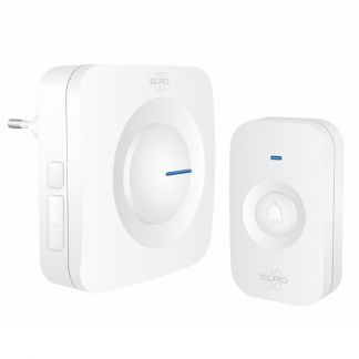 ELRO Plug-in deurbel | ELRO  (Draadloos, 300 meter, 110 dB, ledindicator, Wit) DB3000PL-P1C1W K170113567 - 1