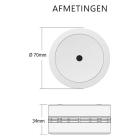 ELRO Rookmelder | ELRO | 2 stuks (10 jaar sensor, 10 jaar batterij, Compact) FS781021 K170501313 - 6