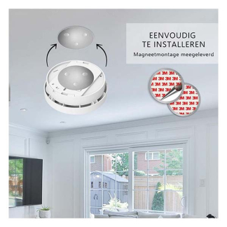 ELRO Rookmelder | ELRO | 2 stuks (10 jaar sensor, 10 jaar batterij, Magneetmontage) FS151021M K170501312 - 4