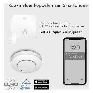ELRO Rookmelder | ELRO | 2 stuks (10 jaar sensor, Koppelbaar) FZ500221R K170501322 - 3