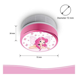 ELRO Rookmelder | ELRO (10 jaar sensor, 10 jaar batterij, Compact, Elfenprinses) FS811017 K170501316 - 2
