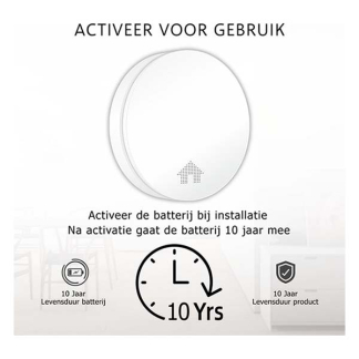 ELRO Rookmelder | ELRO (10 jaar sensor, 10 jaar batterij, Compact) FS461011 K170501225 - 2