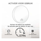 ELRO Rookmelder | ELRO (10 jaar sensor, 10 jaar batterij, Compact) FS461011 K170501225 - 2