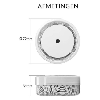 ELRO Rookmelder | ELRO (10 jaar sensor, 10 jaar batterij, Compact) FS801011 K170501314 - 6