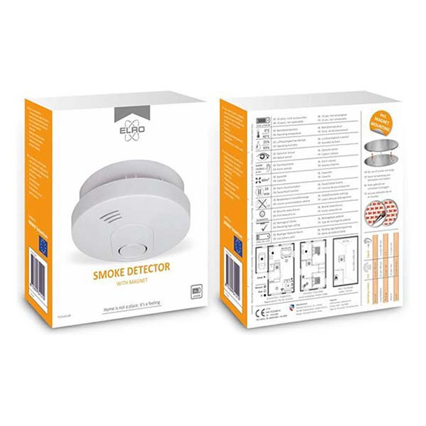 ELRO Rookmelder | ELRO (10 jaar sensor, 10 jaar batterij, Magneetmontage) FS151011M K170501311 - 6