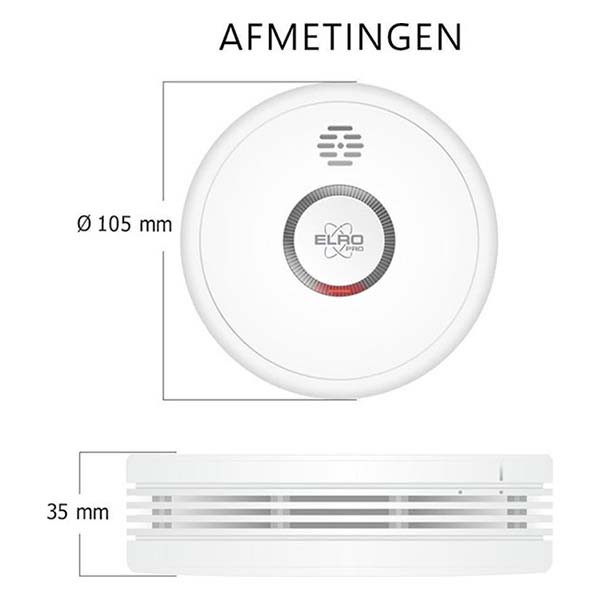 ELRO Rookmelder | ELRO (10 jaar sensor, 10 jaar batterij) PS4910 K170501226 - 7