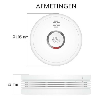 ELRO Rookmelder | ELRO (10 jaar sensor, 10 jaar batterij) PS4910 K170501226 - 7