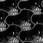 Ecco Products Grind- en grasplaat | ECCO | 113.2 x 78.3 x 3 cm (76 stuks, Zwart) 11060 P170105654 - 1