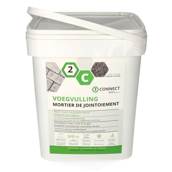 Ecco Products Voegvulling | ECCO | 1Connect | 12.5 kg (Voor zware belasting, Steengrijs) 11012 K170105660 - 2