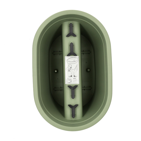 Ecken & Kanten Balkon plantenbak | Ecken & Kanten | 40 x 27 x 25 cm (Polypropyleen, Buiten, Groen) Y54201350 K170116481 - 3