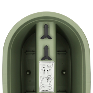 Ecken & Kanten Balkon plantenbak | Ecken & Kanten | 40 x 27 x 25 cm (Polypropyleen, Buiten, Groen) Y54201350 K170116481 - 5