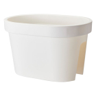 Ecken & Kanten Balkon plantenbak | Ecken & Kanten | 40 x 27 x 25 cm (Wit) Y54203110 K170116816 - 1
