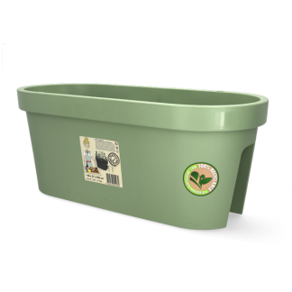 Ecken & Kanten Balkon plantenbak | Ecken & Kanten | 59 x 27 x 25 centimeter (Groen) Y54201360 K170116482 - 1