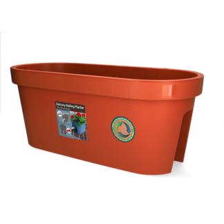 Ecken & Kanten Balkon plantenbak | Ecken & Kanten | 59 x 27 x 25 centimeter (Terracotta) Y54199750 K170116493 - 1