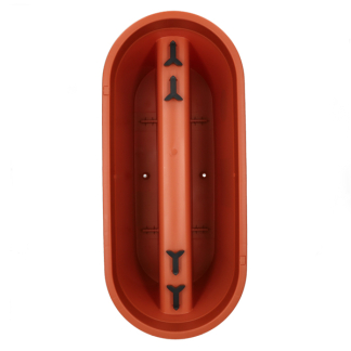 Ecken & Kanten Balkon plantenbak | Ecken & Kanten | 59 x 27 x 25 cm (Terracotta) Y54199750 K170116493 - 3