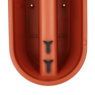 Ecken & Kanten Balkon plantenbak | Ecken & Kanten | 59 x 27 x 25 cm (Terracotta) Y54199750 K170116493 - 4