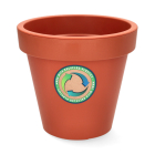 Bloempot | Ecken & Kanten | Ø 20 centimeter (Kunststof, Binnen/Buiten, Terracotta)