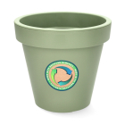 Bloempot | Ecken & Kanten | Ø 20 cm (Kunststof, Binnen/Buiten, Groen)