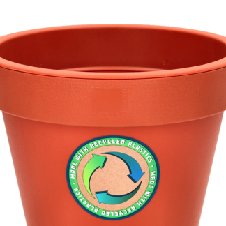 Ecken & Kanten Bloempot | Ecken & Kanten | Ø 20 cm (Kunststof, Binnen/Buiten, Terracotta) Y54199600 K170116486 - 2